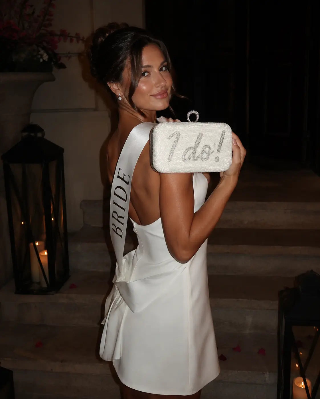 I Do Pearl Bridal Clutch Bag | Bachelorette & Wedding Purse | Frankie Blase Fashion I Do Pearl Bridal Clutch Bag | Bachelorette & Wedding Purse | Frankie Blase Fashion