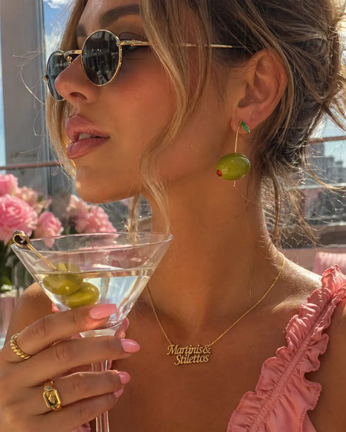 The Dirty Martini Earrings Frankie Blase Fashion