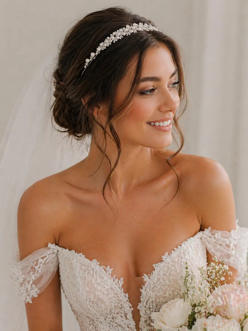 The Amelia Pearl Headband Frankie Blase Fashion