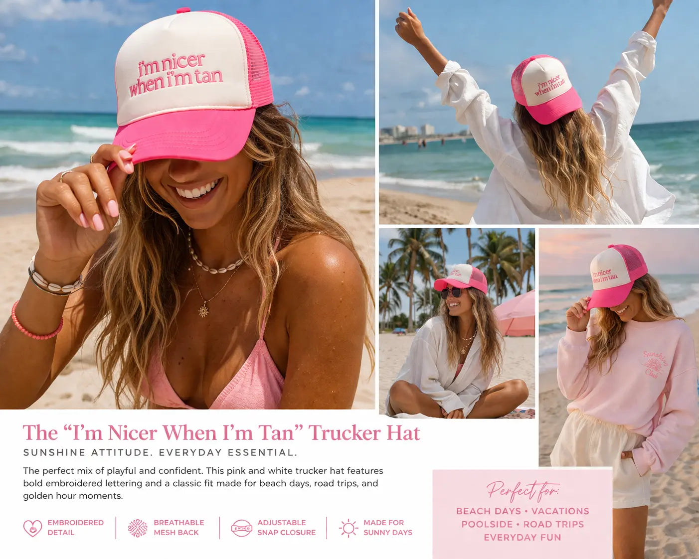 The Beach Mood Cap Frankie Blase Fashion