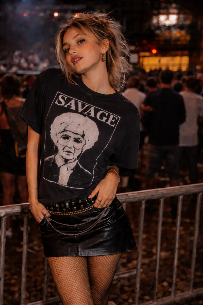 Sophia Savage T-Shirt | Bold Women's Graphic Tee – Frankie Blase