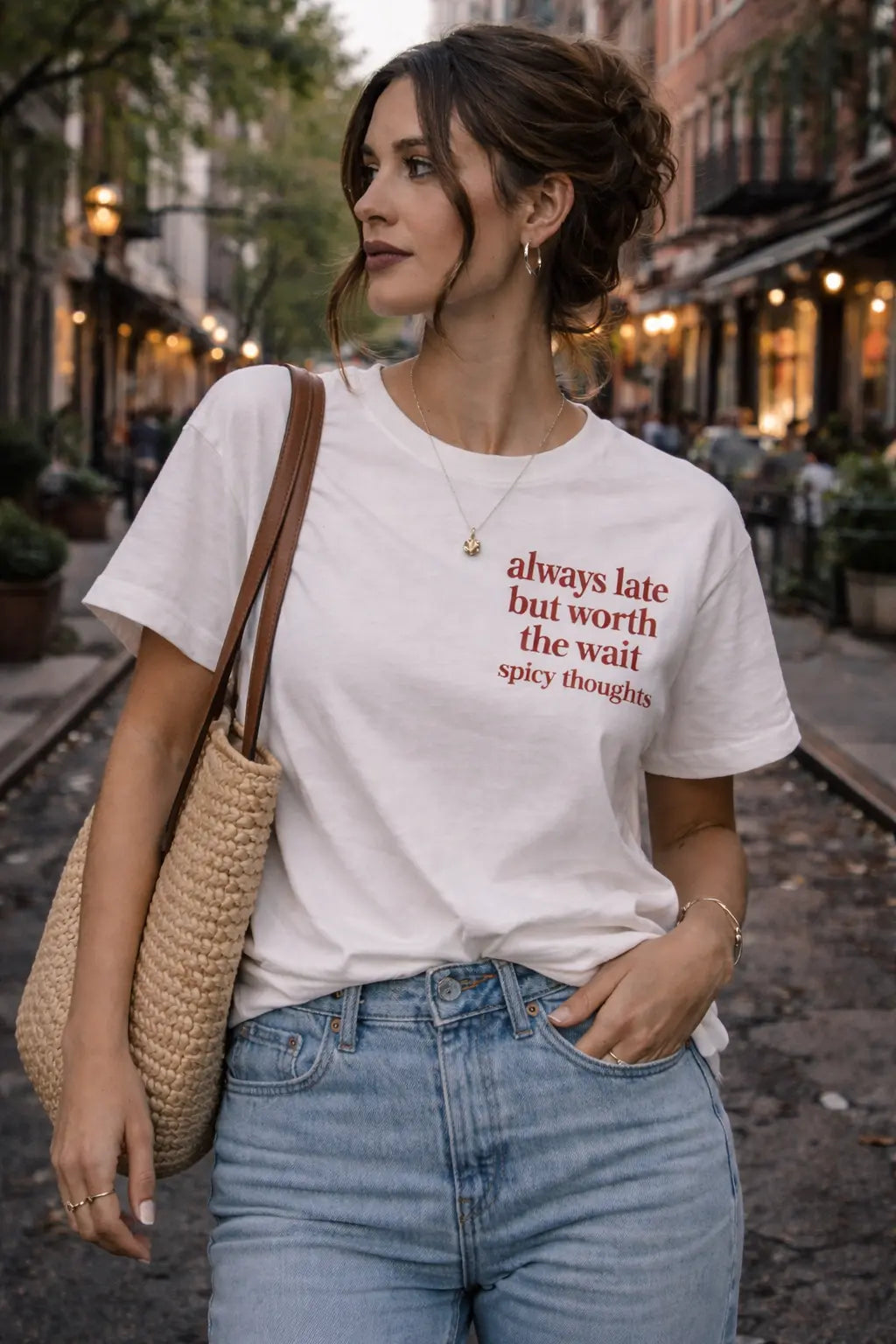 Jenny Always Late Tee - Frankie Blase Fashion