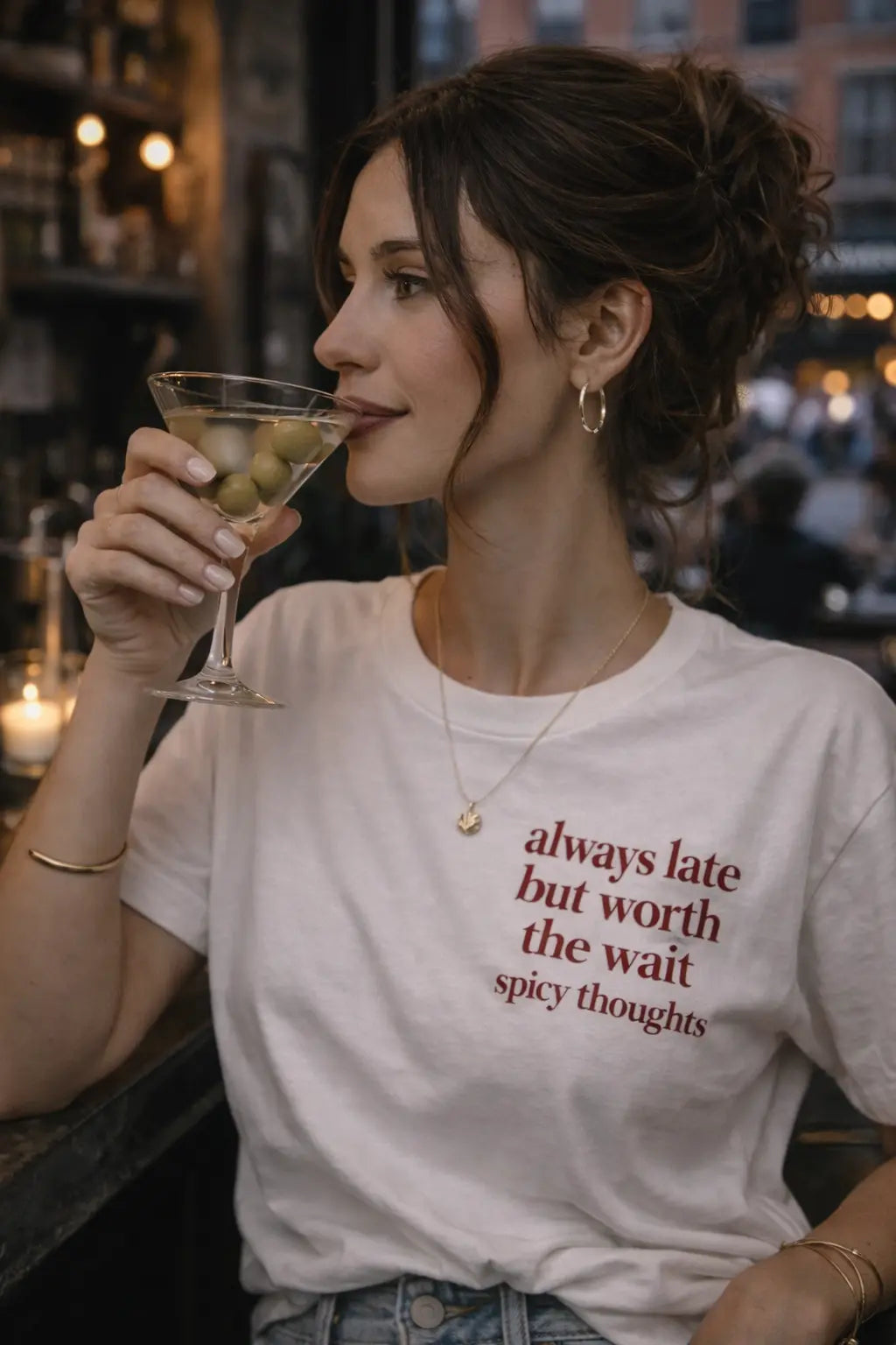 Jenny Always Late Tee - Frankie Blase Fashion