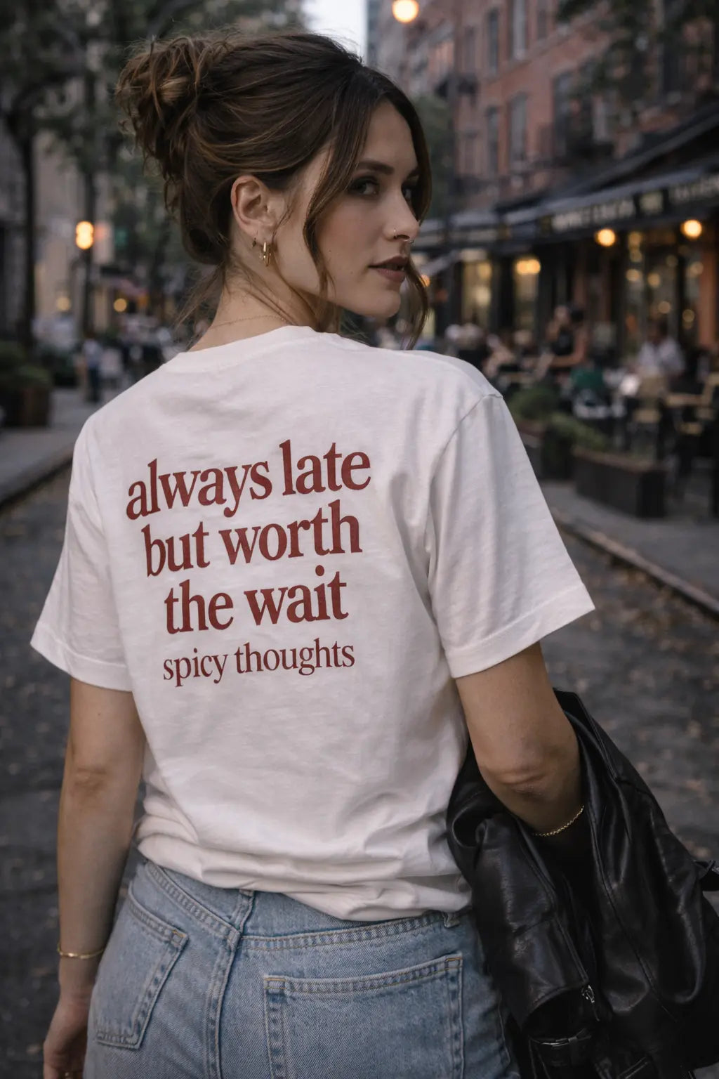 Jenny Always Late Tee - Frankie Blase Fashion