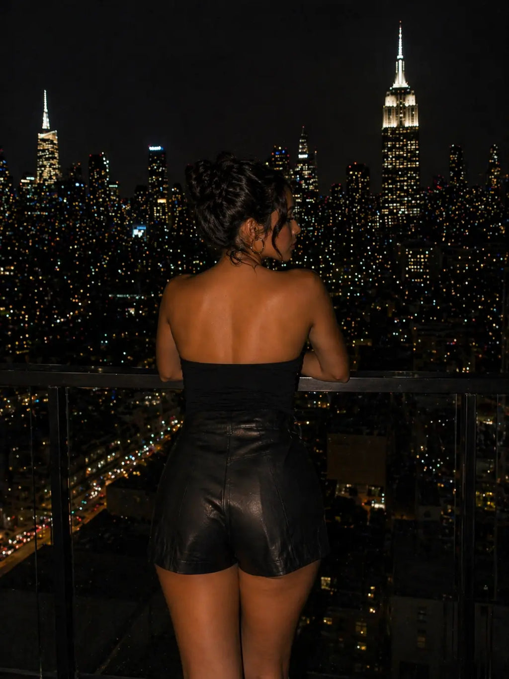 Francesca Noir Studded Skort Frankie Blase Fashion