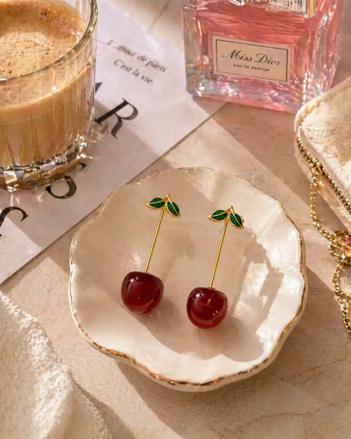 The Cherry Crush Earrings Frankie Blase Fashion