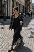 Sloane Sheer Midi Dress Frankie Blase Fashion