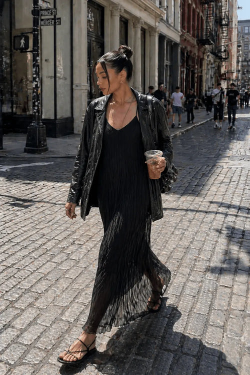 Sloane Sheer Midi Dress Frankie Blase Fashion