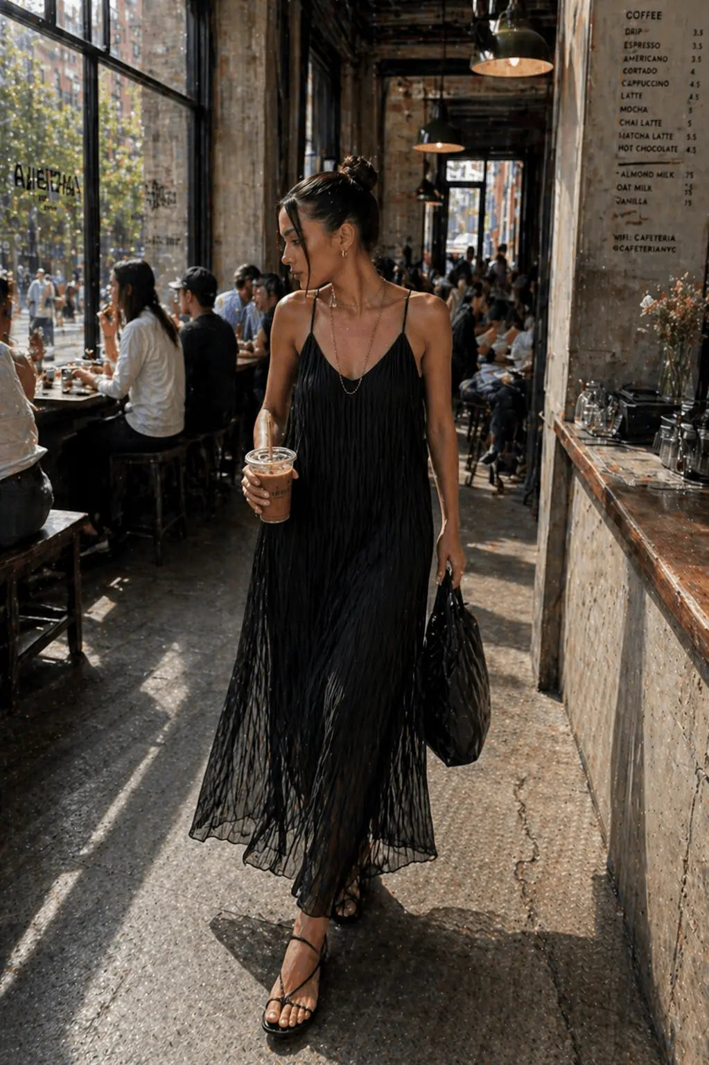 Sloane Sheer Midi Dress Frankie Blase Fashion