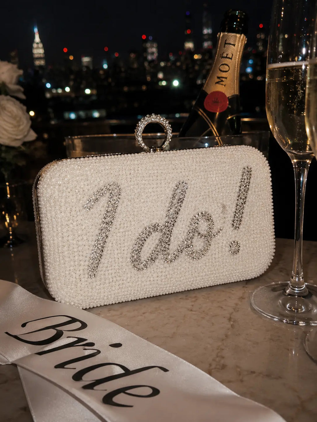 I do Bridal Crystal Clutch Frankie Blase Fashion