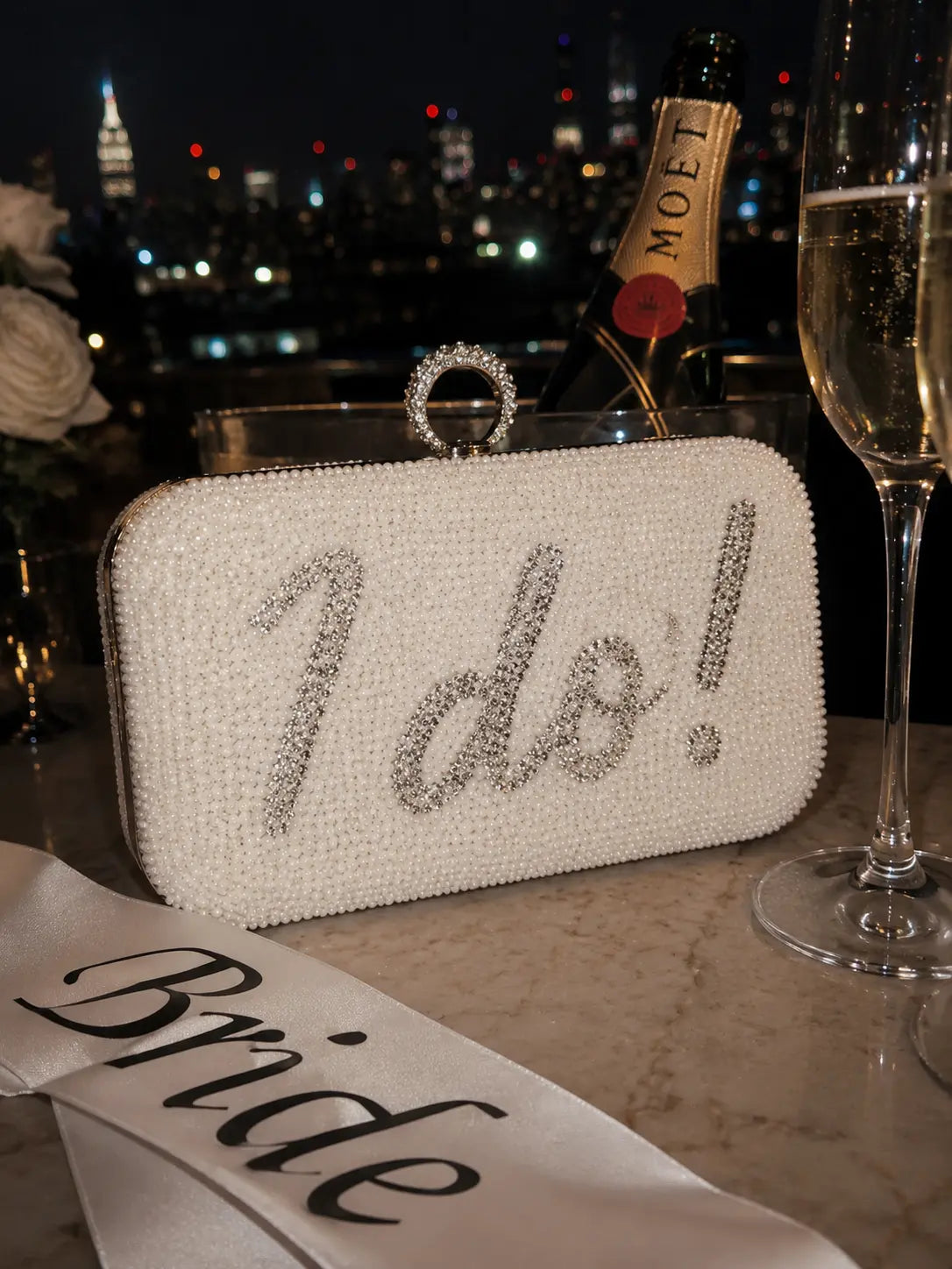I do Bridal Crystal Clutch Frankie Blase Fashion