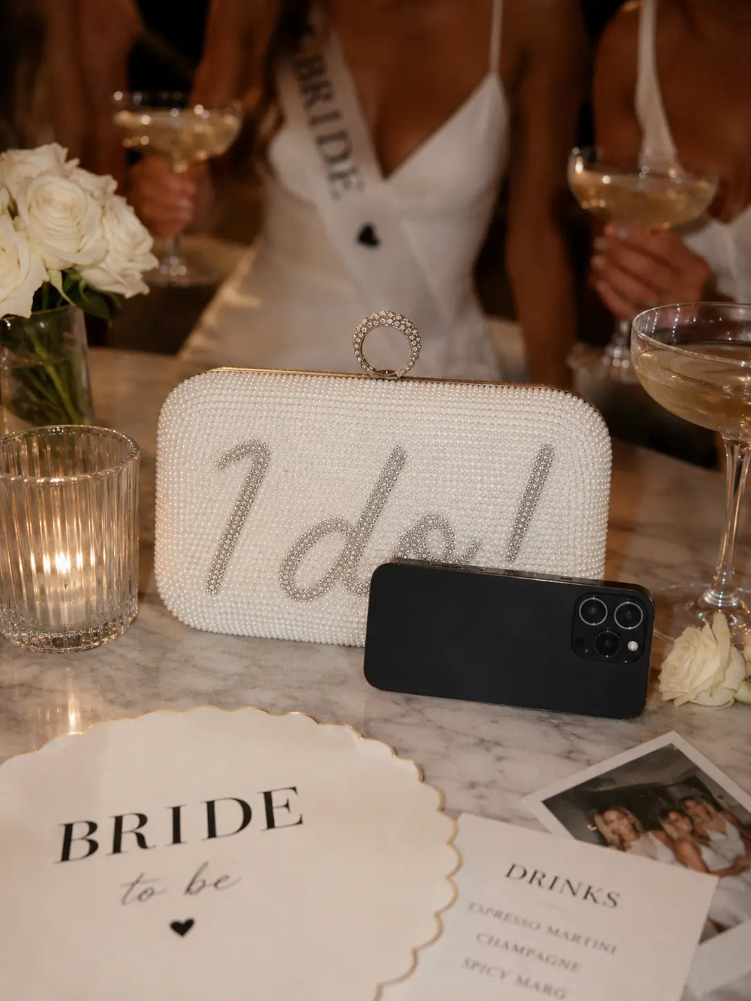 I do Bridal Crystal Clutch Frankie Blase Fashion