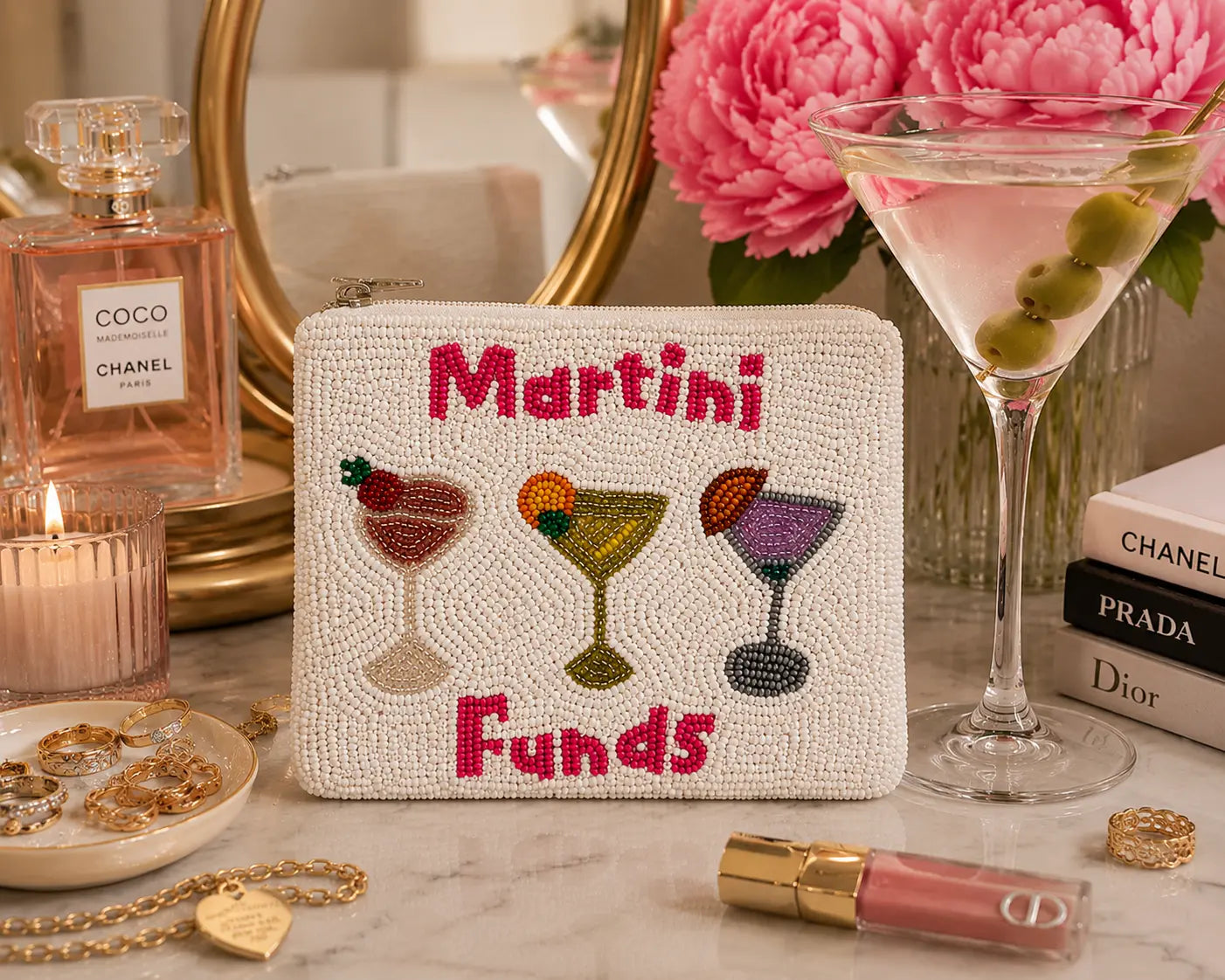 Olive Me a Martini Coin Purse Frankie Blase Fashion