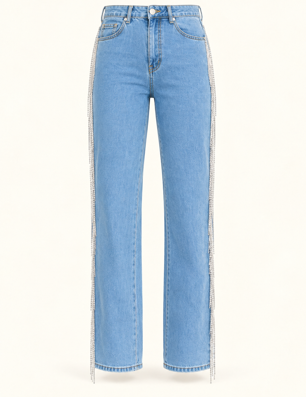 Stella Crystal Fringe Jeans