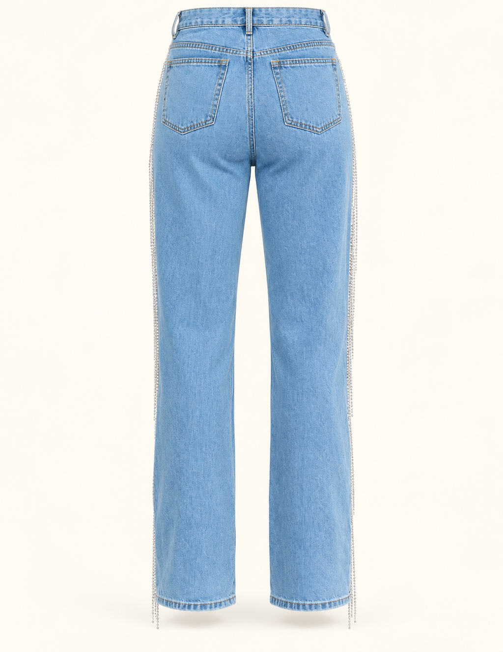 Stella Crystal Fringe Jeans