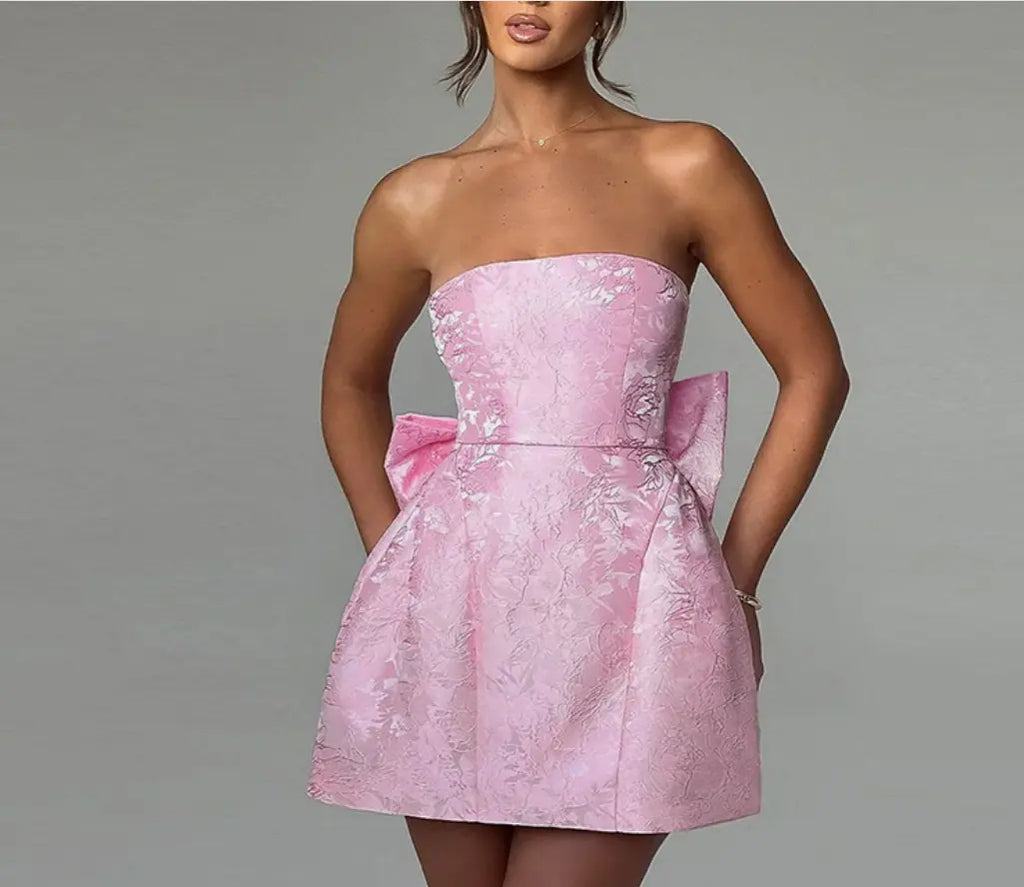 The Charlotte Bow Mini Dress.