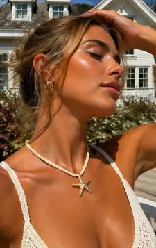 The Capri Starfish Necklace Frankie Blase Fashion