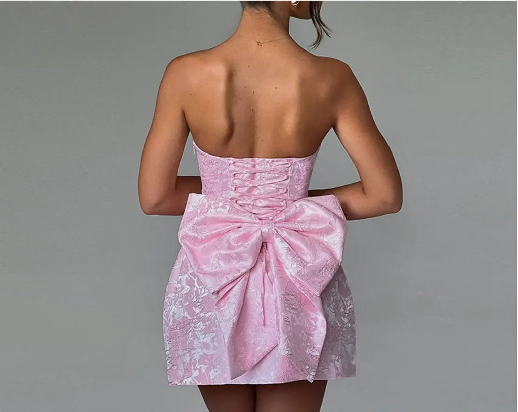The Charlotte Bow Mini Dress.