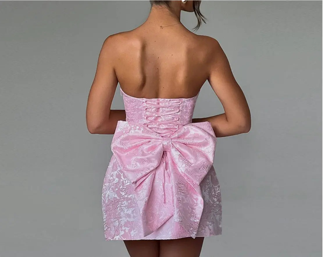 The Charlotte Bow Mini Dress.