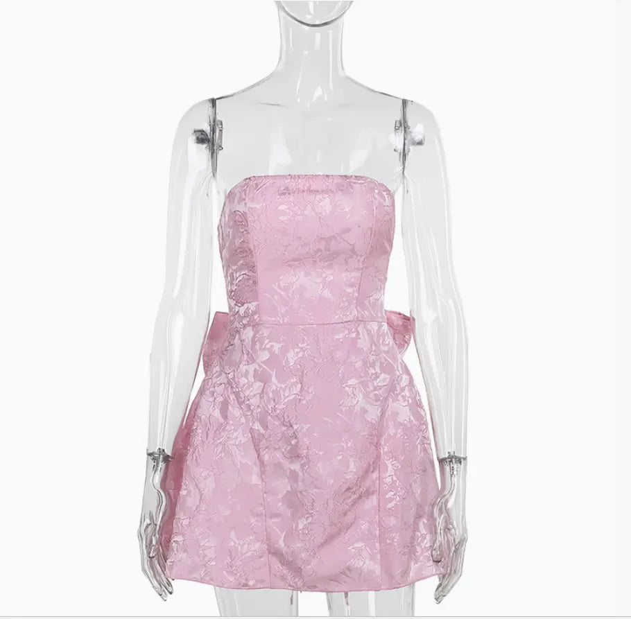 The Charlotte Bow Mini Dress.