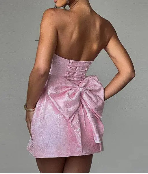 The Charlotte Bow Mini Dress.