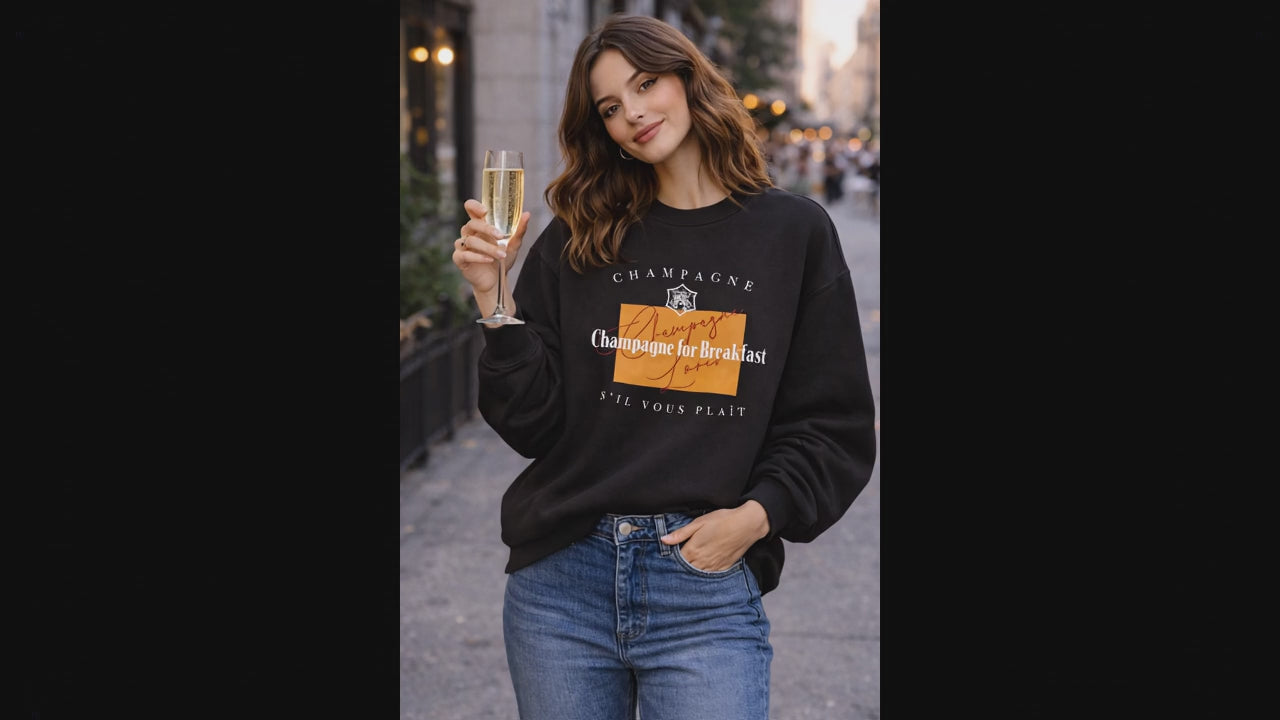 Lou Lou Champagne Sweatshirt.
